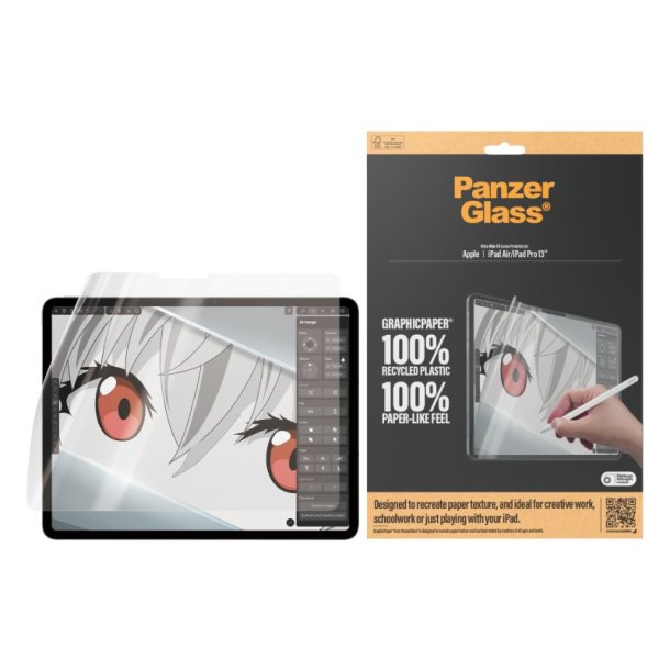 PanzerGlass GraphicPaper Skrmbeskyttelse iPad Air 13'' (2024-2025) | iPad Pro 13'' (2024) | Ultra-Wide Fit