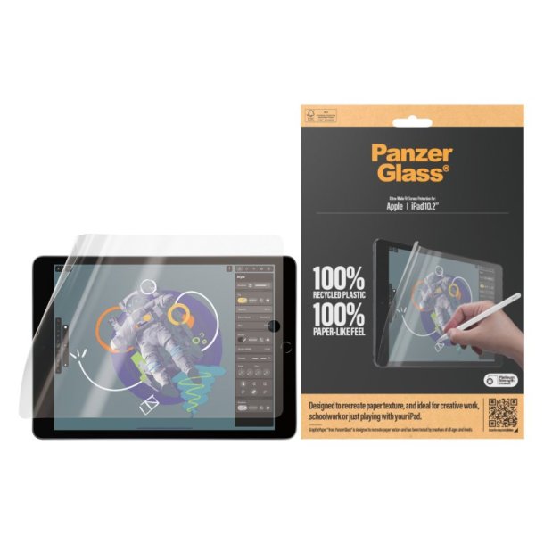 PanzerGlass GraphicPaper Skrmbeskyttelse iPad 10.2'' (2019-2021) | Ultra-Wide Fit