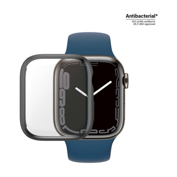 PanzerGlass BULK - skrmbeskyttelse - Full Body beskyttelse - Apple Watch Series 8, 7 - 45mm - Sort