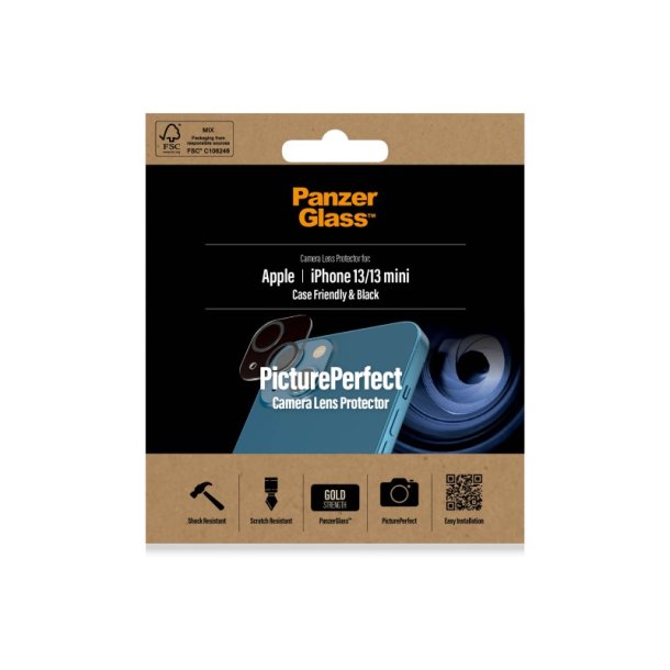 PanzerGlass PicturePerfect Kameralinsebeskytter iPhone 13 | Mini