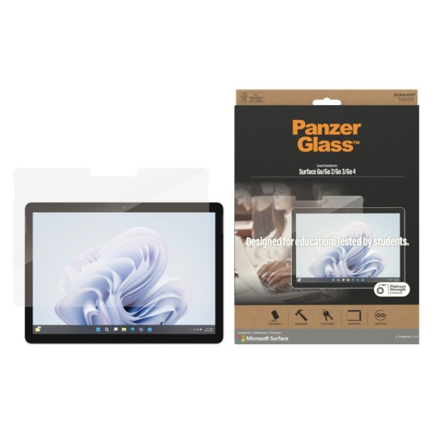 PanzerGlass Skrmbeskyttelse Microsoft Surface Go 4 | Go 3 | Go 2 | Go
