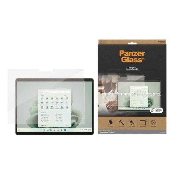 PanzerGlass 6262 tabletskrmbeskytter Klar skrmbeskytter Microsoft 1 stk