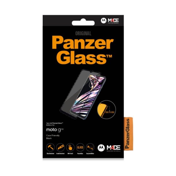 PanzerGlass Skrmbeskyttelse Motorola Moto g50