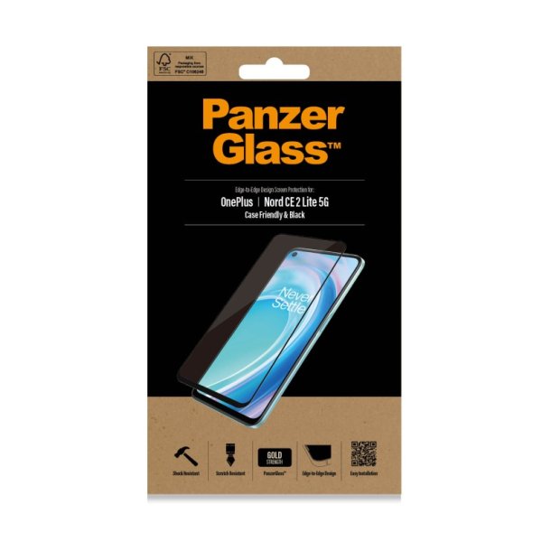 PanzerGlass Skrmbeskyttelse OnePlus Nord CE 2 Lite 5G