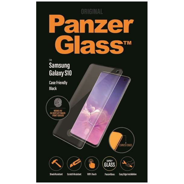 PanzerGlass Samsung Galaxy S10 Fingerprint - sort (CaseFriendly