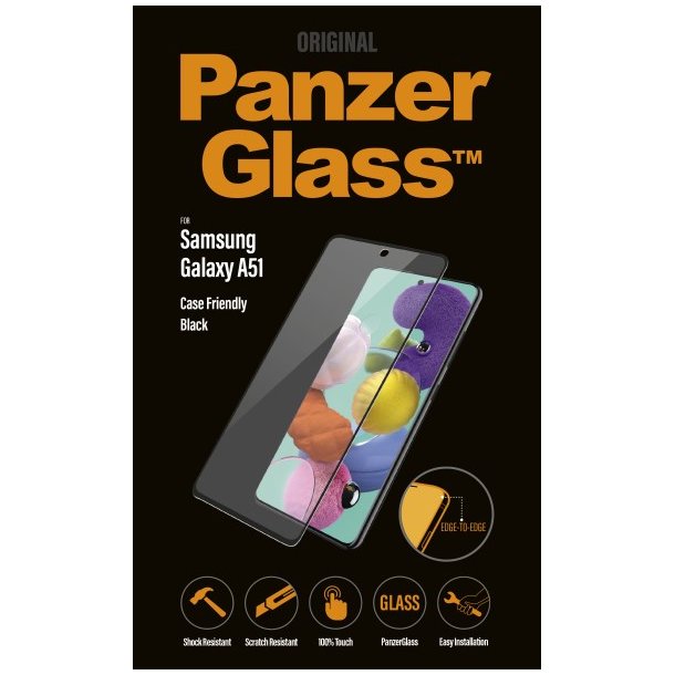 PanzerGlass Samsung Galaxy A51 Case Friendly - sort