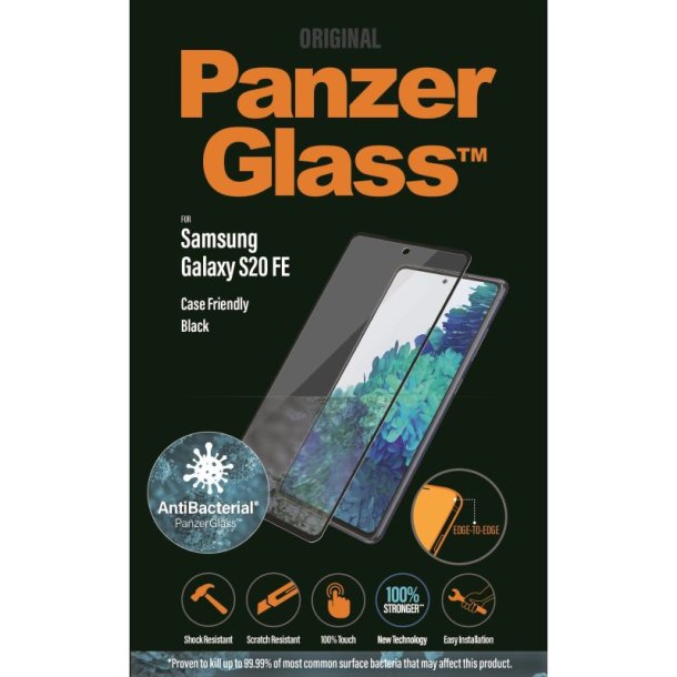 PanzerGlass Samsung Galaxy S20 FE Case Friendly AB - sort