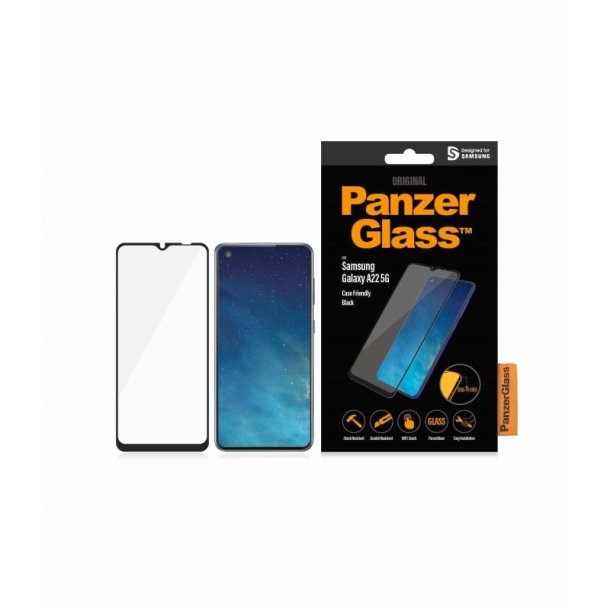 PanzerGlass Samsung Galaxy A22 5G - Case Friendly - sort