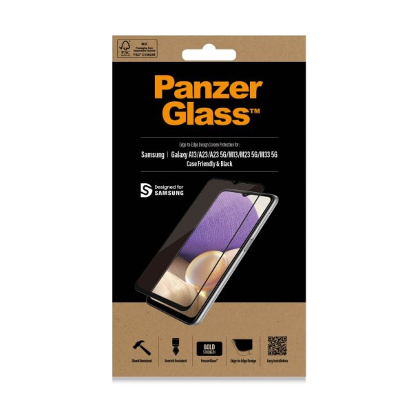 PanzerGlass Skrmbeskyttelse Samsung Galaxy A13 | A23 | A23 5G | M13 | M23 5G | M33 5G