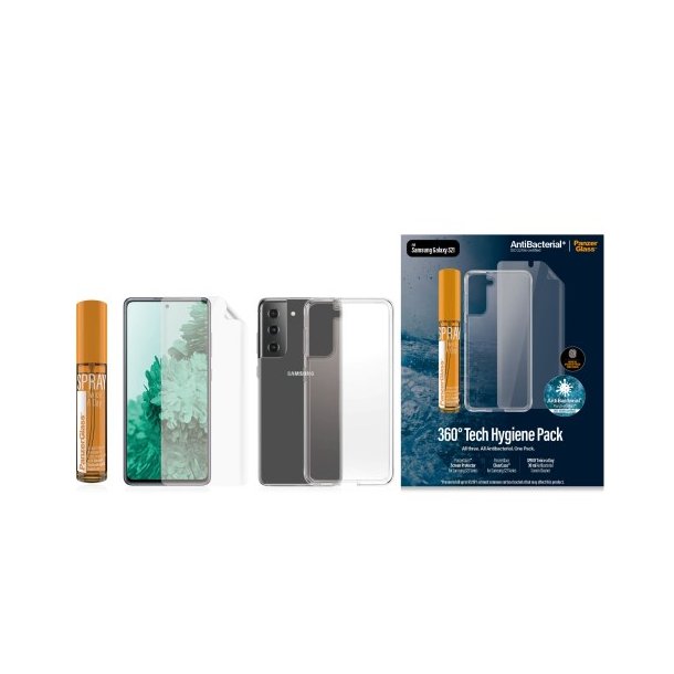 PanzerGlass Galaxy S21 Hygiejne Pack (TPU - ClearCase