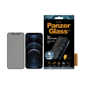 PanzerGlass Privacy Sk�rmbeskyttelse iPhone 12 Pro Max | Edge-to-Edge