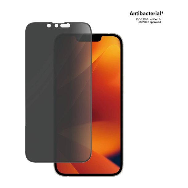 PanzerGlass Privacy Skrmbeskyttelse iPhone 14 | 13 | 13 Pro | Ultra-Wide Fit