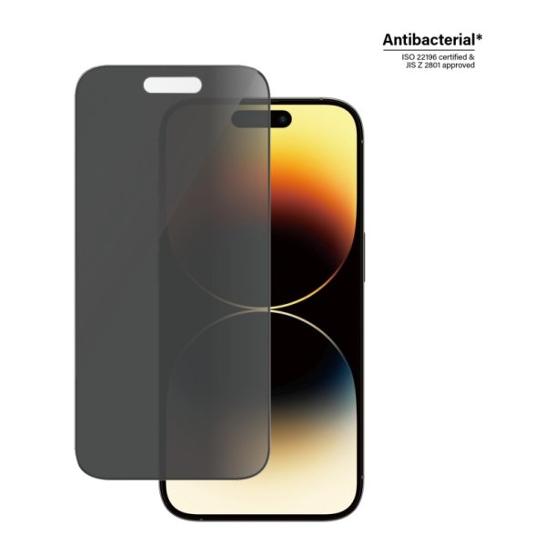 PanzerGlass Privacy Skrmbeskyttelse - Apple iPhone 14 Pro - Ultra Wide Fit