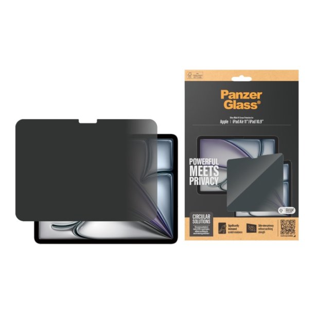 PanzerGlass Privacy Skrmbeskyttelse iPad Air 11'' (2024-2025) | iPad 10.9'' (2022) | iPad 11'' (2025) | Ultra-Wide Fit