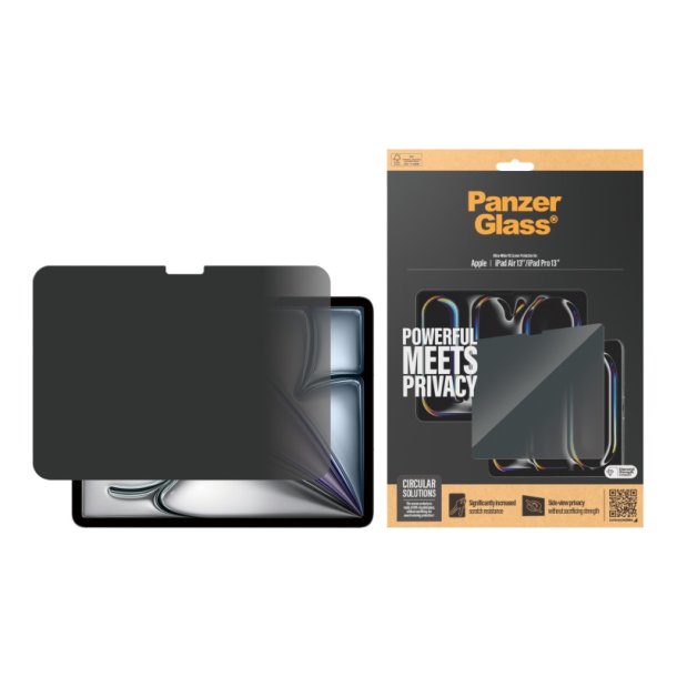 PanzerGlass Privacy Skrmbeskyttelse iPad Air 13'' (2024-2025) | iPad Pro 13'' (2024) | Ultra-Wide Fit