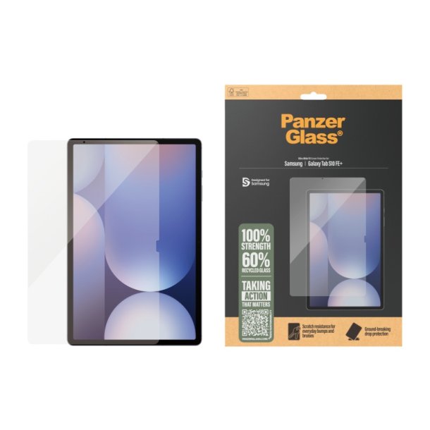 PanzerGlass Skrmbeskyttelse Samsung Galaxy Tab S10 FE+ | Ultra-Wide Fit
