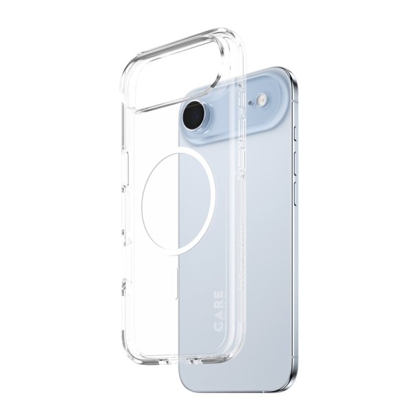 PanzerGlass CARE by Flagship Case Transparent Urban Explorer m. Hvid MagSafe iPhone17 Air