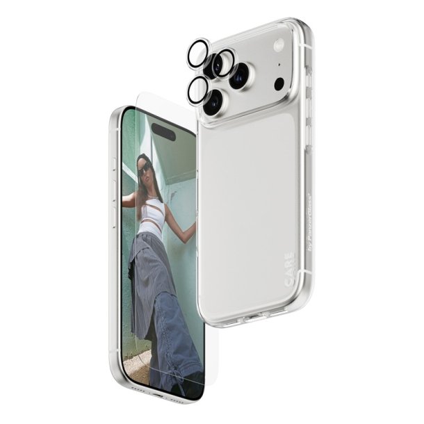PanzerGlass SAFE. | CARE by 3-in-1 Combo Pakke iPhone 17 Pro
