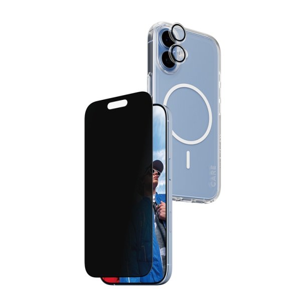 PanzerGlass | CARE by 3-in-1 Privacy Pakke iPhone 17