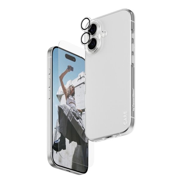 PanzerGlass SAFE. | CARE by 3-in-1 Combo Pakke iPhone 17