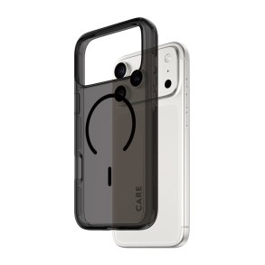 PanzerGlass CARE by Flagship Case Urban Explorer Smokey m. Sort MagSafe iPhone 17 Pro Max