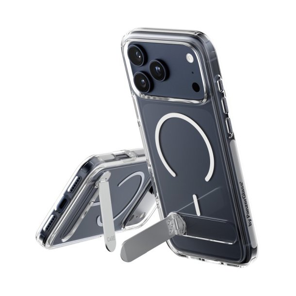 PanzerGlass CARE by Feature Case Transparent m. Kickstand &amp; MagSafe iPhone 17 Pro Max