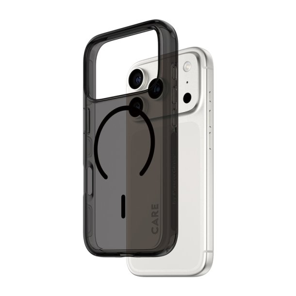 PanzerGlass CARE by Flagship Case Urban Explorer Smokey m. Sort MagSafe iPhone 17 Pro