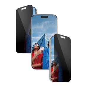 PanzerGlass 2-Way Privacy Sk�rmbeskyttelse iPhone 17 Pro | Ultra-Wide Fit m. EasyAligner