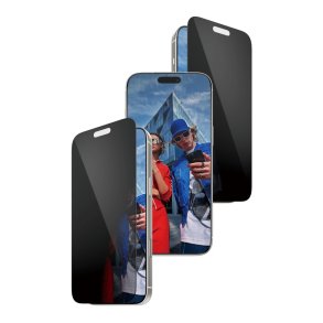 PanzerGlass Privacy Sk�rmbeskyttelse iPhone 17 Pro Max | Ultra-Wide Fit m. FASTFIT IN-A-BOX