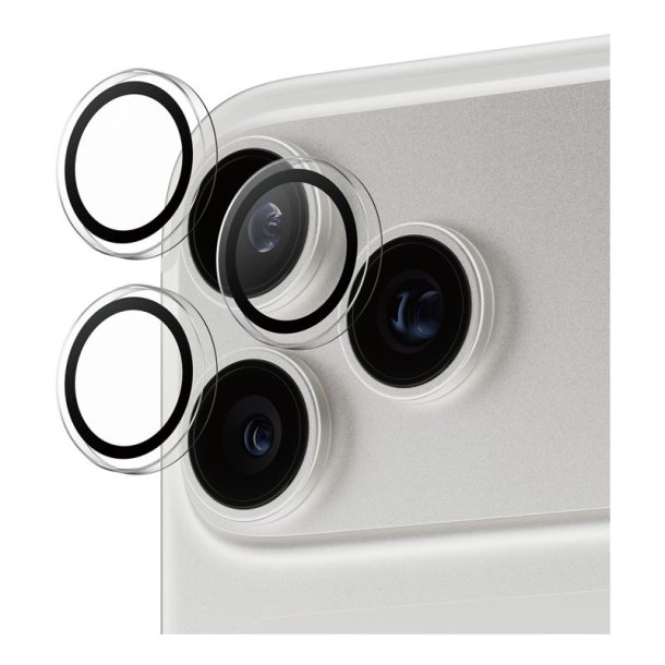 PanzerGlass Hoops Kameralinsebeskytter iPhone 17 Pro, iPhone 17 Pro Max, iPhone 16 Pro, 16 Pro Max