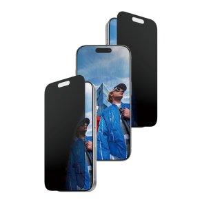 PanzerGlass Privacy Sk�rmbeskyttelse iPhone 17 | iPhone 16 Pro | Ultra-Wide Fit m. FASTFIT IN-A-BOX