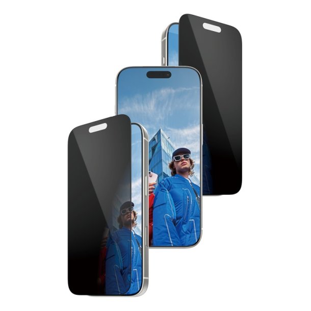 PanzerGlass Privacy Skrmbeskyttelse iPhone 17 Pro | Ultra-Wide Fit m. FASTFIT IN-A-BOX