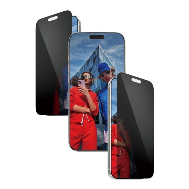 PanzerGlass 2-Way Privacy Skrmbeskyttelse iPhone 17 Pro Max | Ultra-Wide Fit m. EasyAligner
