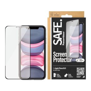 PanzerGlass SAFE by Sk�rmbeskyttelse iPhone 11 | XR | Edge-to-Edge