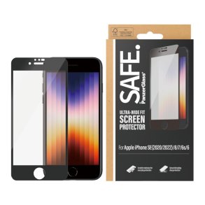 PanzerGlass SAFE by Sk�rmbeskyttelse iPhone 8 | 7 | 6 | 6s | SE (2020/2022) | Edge-to-Edge