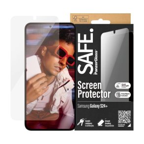 PanzerGlass SAFE by Sk�rmbeskyttelse Samsung Galaxy S24+ | Ultra-Wide Fit m. EasyAligner