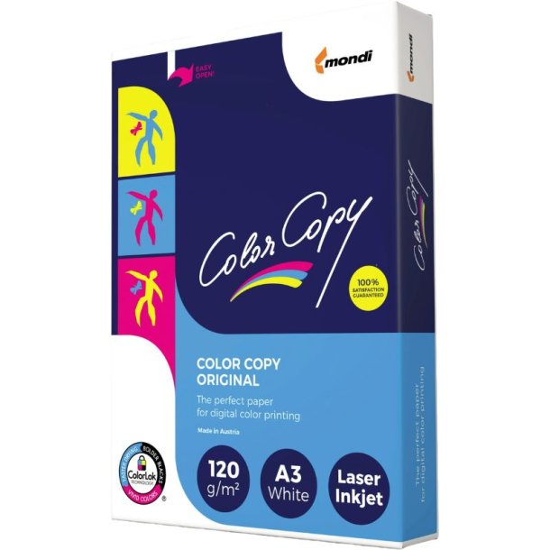 Color Copy A3 120g Kopipapir Premium Hvid - 250 ark. pr. pakke