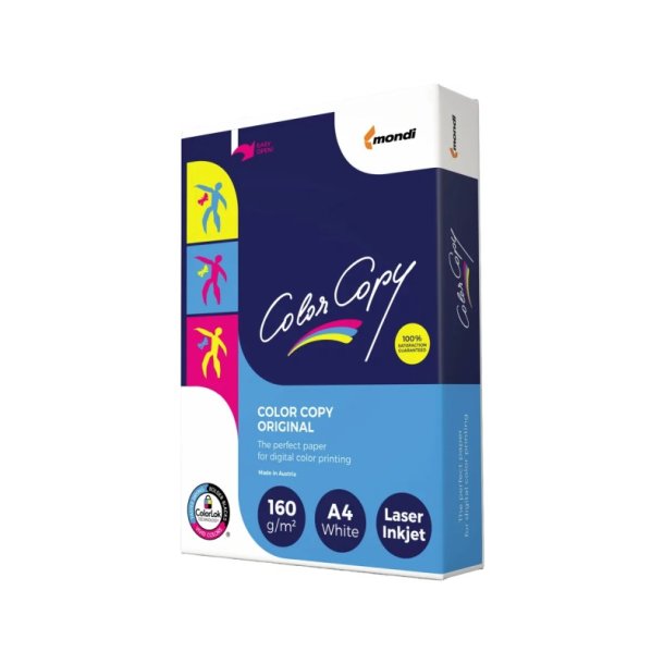 Color Copy A4 160g Kopipapir Premium Hvid - 250 ark. pr. pakke