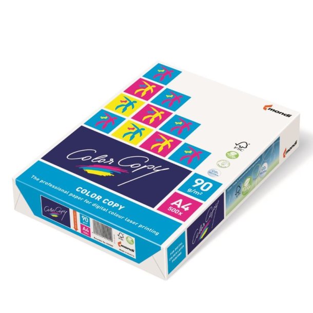 Color Copy A4 90g Kopipapir Premium Hvid - 500 ark. pr. pakke (hel palle)