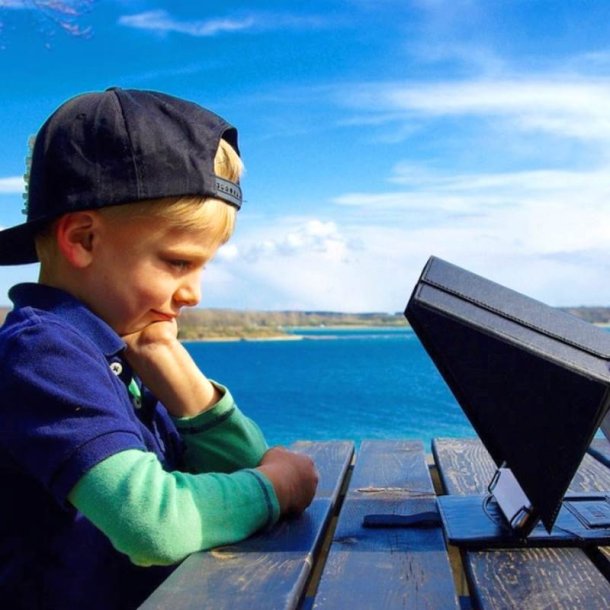 Philbert Solskrm &amp; Privacy - Cover iPad/Tablet - 9,7''-11'' - Sort