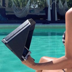 Philbert Solskrm &amp; Privacy - Cover iPad/Tablet - 9,7''-11'' - Sort