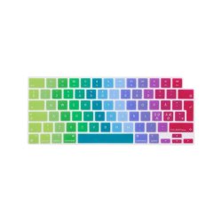 Philbert Keyboard Cover/tastatur beskyttelse - MacBook Pro 14-16'' 2021/Air 13,6 - Regnbue - Nordic