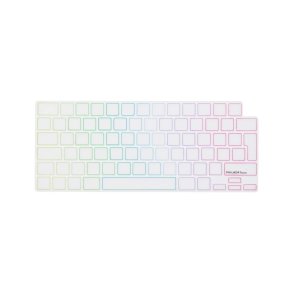 Philbert Keyboard Cover/tastatur beskyttelse - MacBook Pro 14-16'' 2021/Air 13,6 2022 - klar/Regnbue
