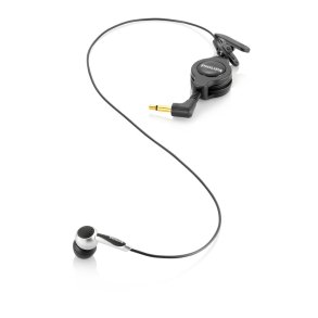 Philips - Telephone pickup microphone - Headset - In-ear - Calls/Music - Black, Silver - Wired - Intraaural