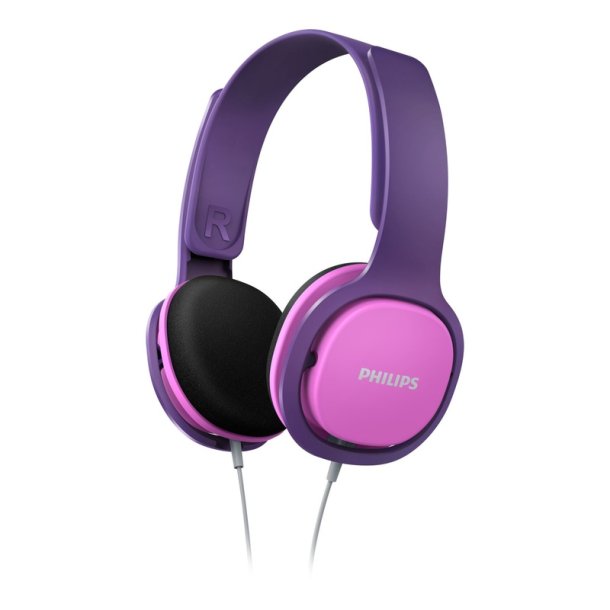 Philips - Kids headphones SHK2000PK/00 - Headphones - Head-band - Music - Pink, Purple - Buttons - 85 dB