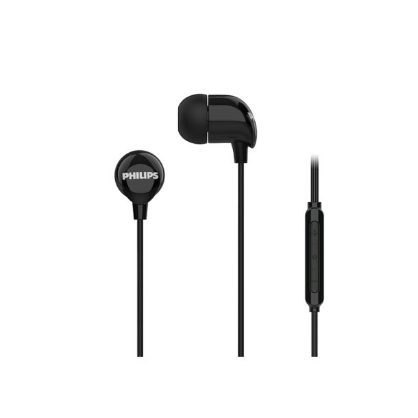 Philips - TAE2146BK/00 - Headset - In-ear - Calls/Music - Binaural - Black - Answer/end call, Play/Pause