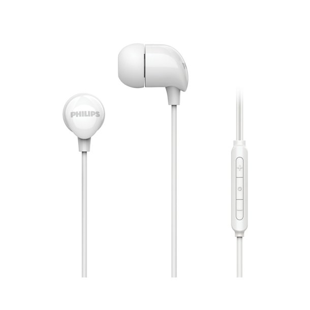 Philips - TAE2146WT/00 - Headset - In-ear - Calls/Music - Binaural - White - Answer/end call, Play/Pause