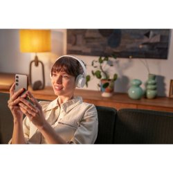Philips - TAH3209WT/00 - Headset - Head-band - Calls/Music - Binaural - White - Buttons