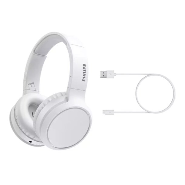 Philips - TAH5205WT/00 - Headphones - Head-band - Music - Binaural - White - Button