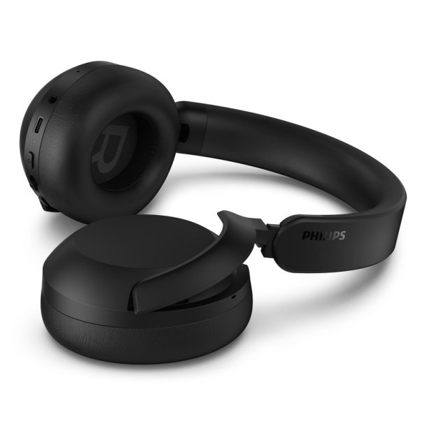 Philips - TAH8000E - Headset - Head-band - Calls/Music - Binaural - Black - On-ear control unit